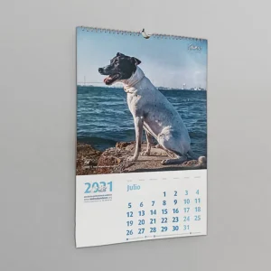 Imprimir calendarios de pared Wire-O arriba