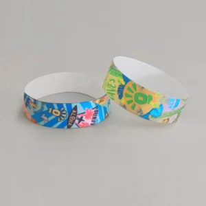 Pulseras de papel para eventos baratas