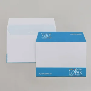 Impresión de sobres personalizados 120x176mm baratos empresa boda