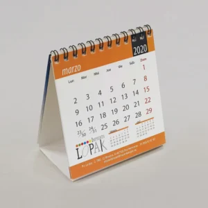 Impresión de calendarios de mesa baratos 10,5x10cm