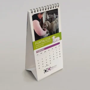 Impresión de calendarios de mesa baratos 19,5x10cm