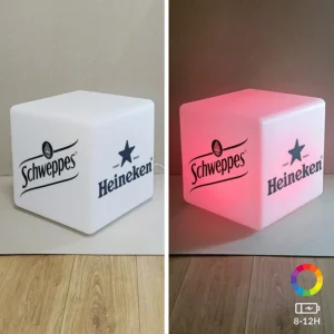 Cubos LED personalizados. Cubos retroiluminados